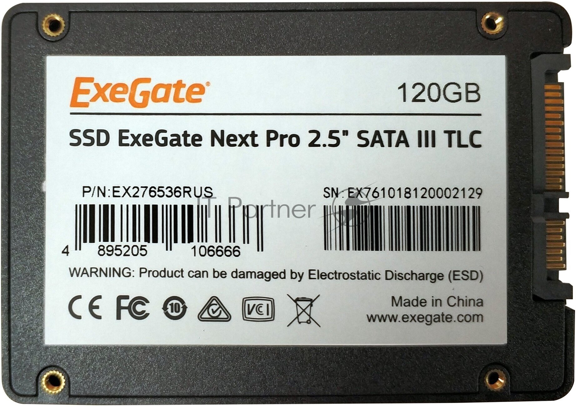 Накопитель SSD ExeGate UV500NextPro 60Gb (EX278215RUS) - фото №7