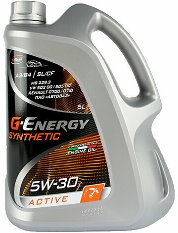 Масло моторное G-ENERGY Synthetic Active 5W30 5л SL/CF