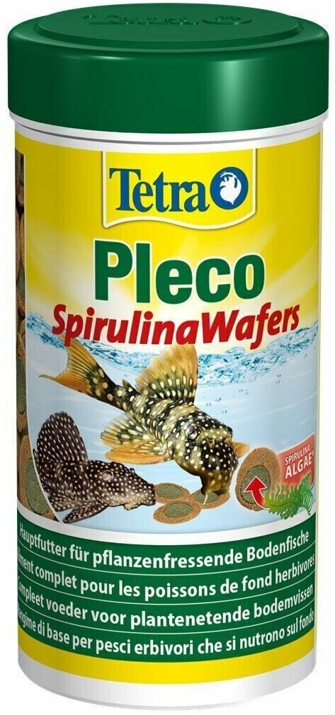 Корм Tetra Pleco Wafer 250мл, для травоядных донных рыб