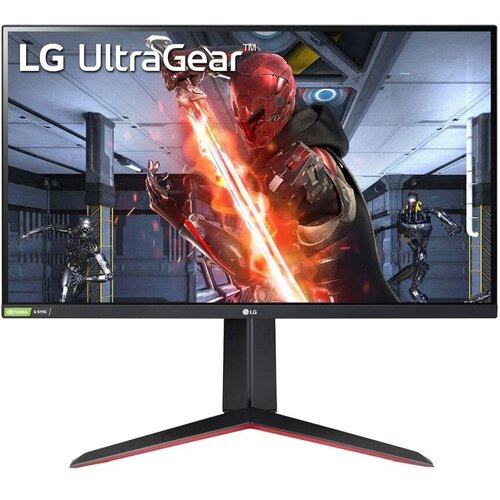 Монитор LG UltraGear 27GN65R-B 27, черный и черный/красный [27gn65r-b. aruz]