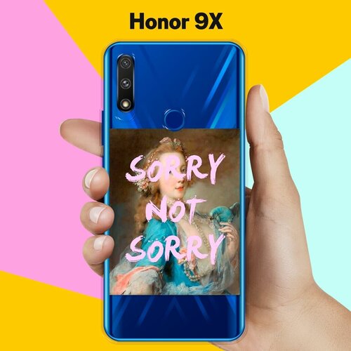 Силиконовый чехол Sorry на Honor 9X силиконовый чехол sorry на honor 20s