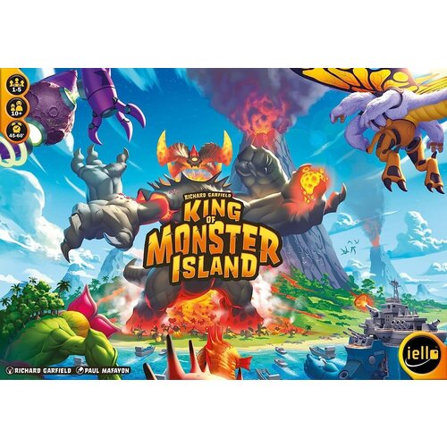 Настольная игра King of Monster Island на английском языке (продолжение Повелитель Токио)