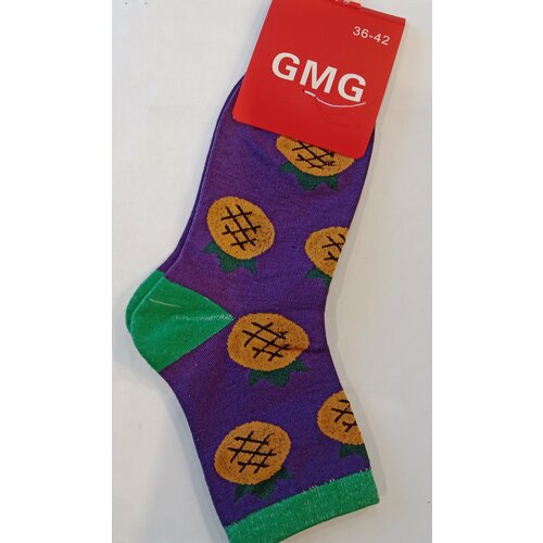 фото Носки женские gmg с принтом "фрукты" размер 36-42