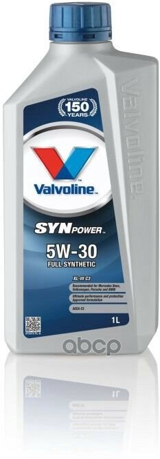 Valvoline Масло Моторное Valvoline Synpower Xl-Iii C3 5W30 (1Л)