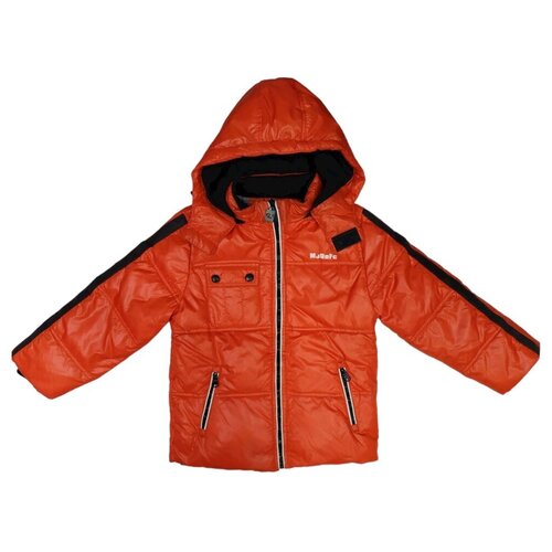 фото Куртка для мальчика демисезонная оранжевая размер:134 mi jie qi
