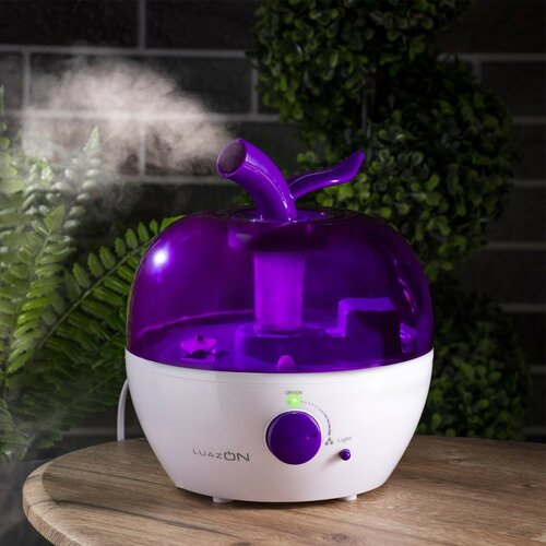 Увлажнитель воздуха Luazon LHU-02 ультразвуковой 24 л 25 Вт бело-фиолетовый 221500₽