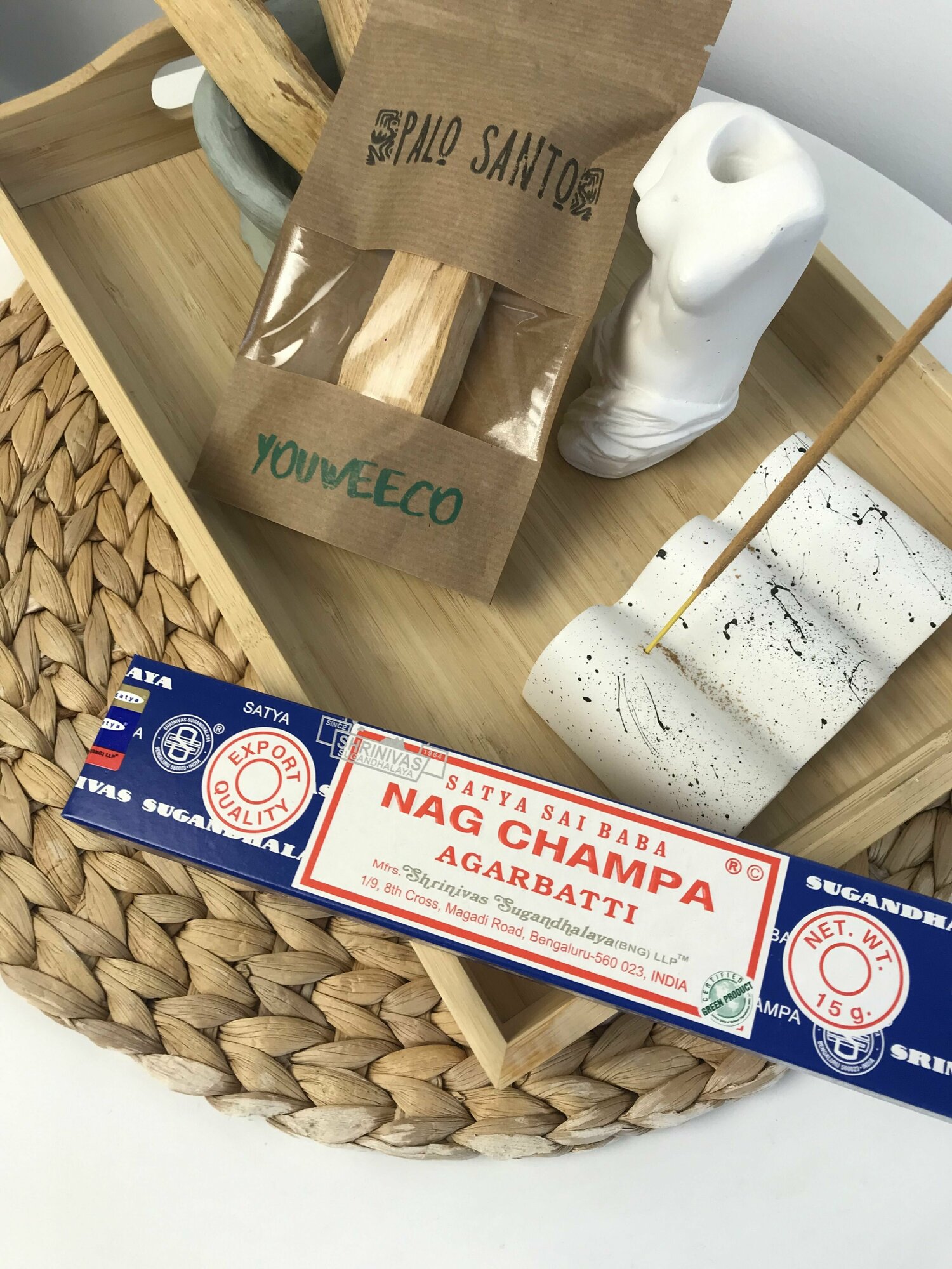 Ароматические палочки / Благовония Сатья "Наг Чампа / Nag Champa" 15 гр/ Ароматы для дома