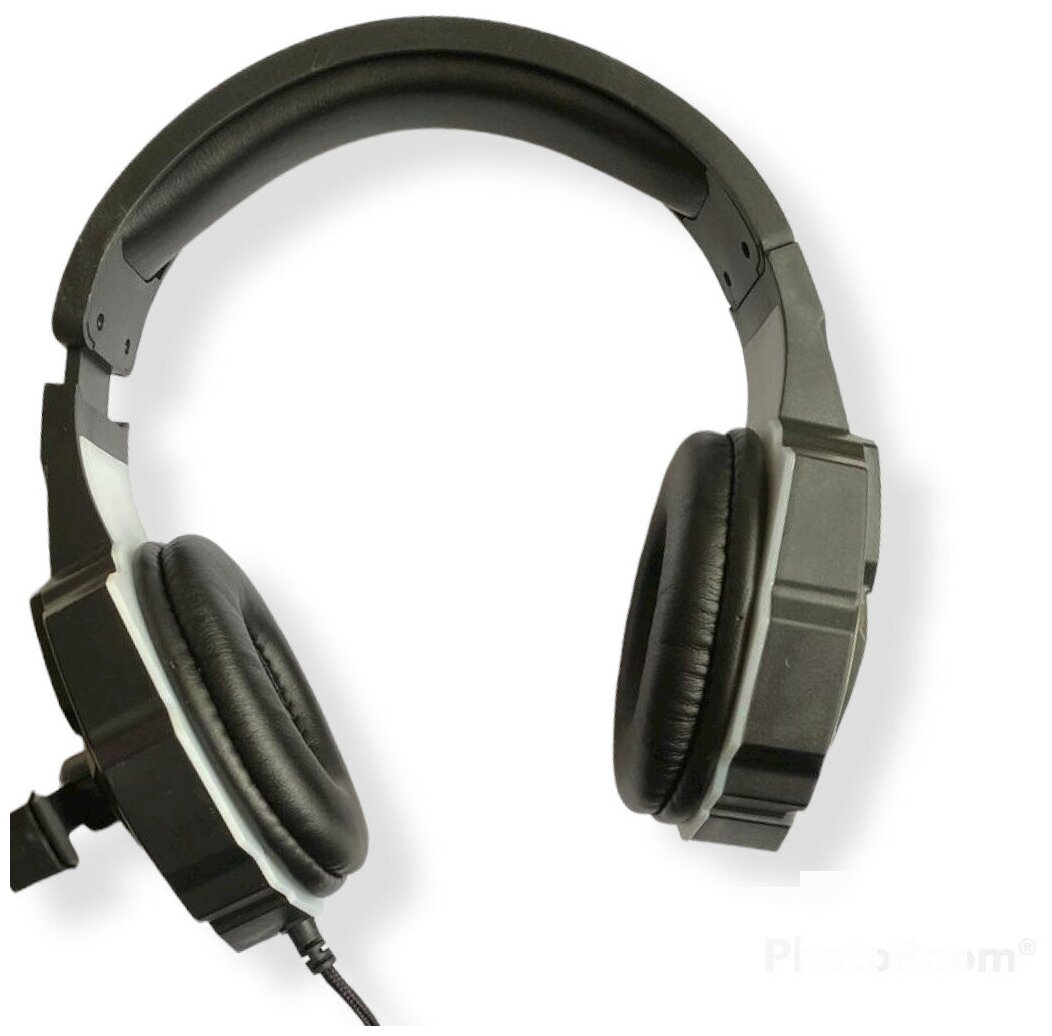 Игровые Наушники HEADPHONES COMPUTER/ Игровые наушники с микрофоном проводные / для компьютера / Черный