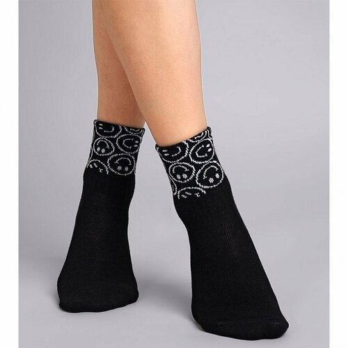 Носки детские для мальчика артикул С1335 размер 24 80% хлопок, 18% полиамид, 2% эластан цвет белый (Clever)