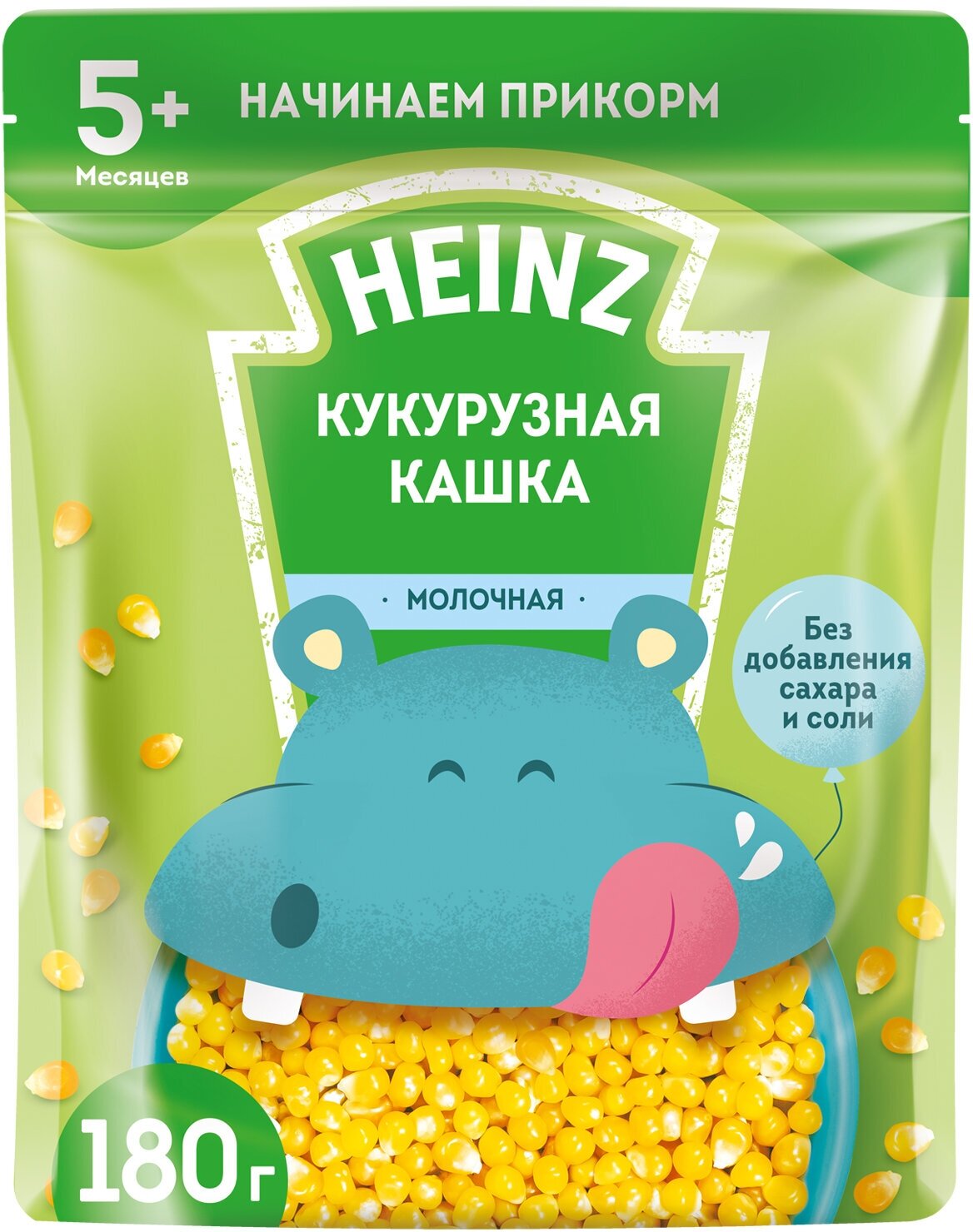 Каша Heinz молочная кукурузная 180 г с 5 месяцев