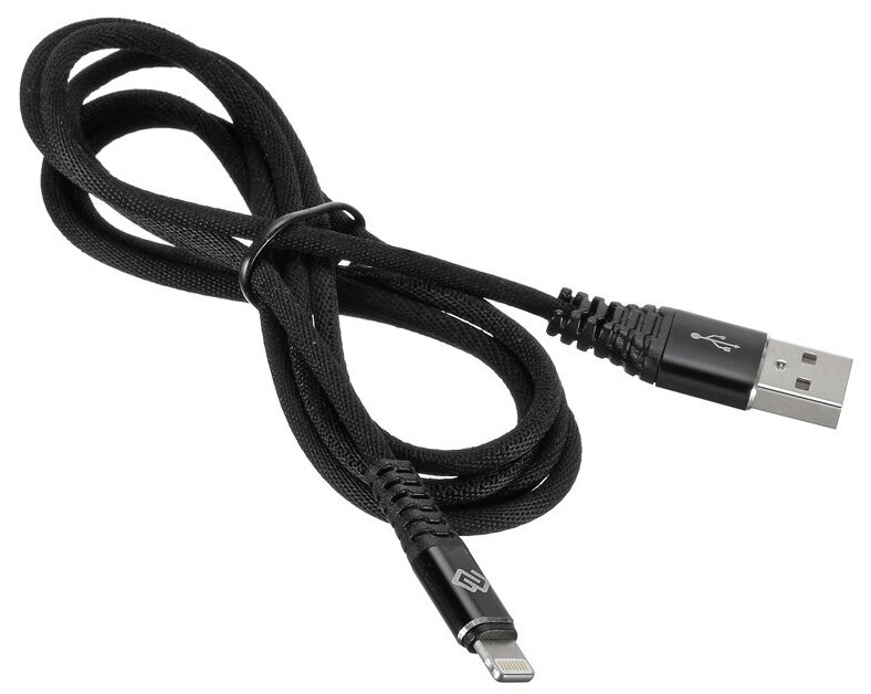 Кабель Digma USB A(m)-Lightning (m) 1.2м White - фото №3