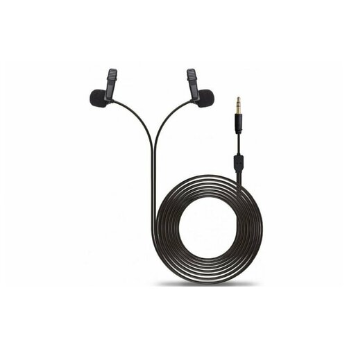 Петличный микрофон Raylab Rec DH LavMic двойной 6м 2990₽