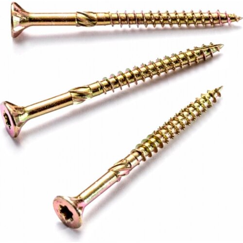 HIMTEX Проф. Саморез по дереву желт. потай Torx 25 5x100 100 шт. 05100Fh