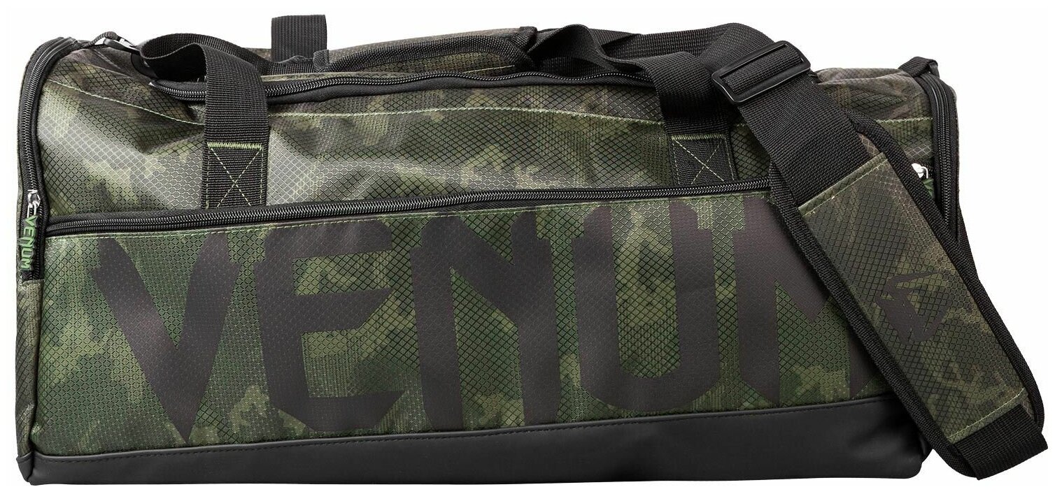 Сумка Venum Sparring Sport Bag Black/Camo - фотография № 3