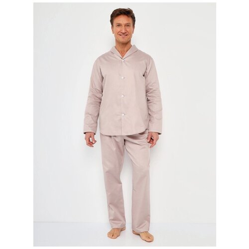 Пижама Малиновые сны, размер 54, бежевый