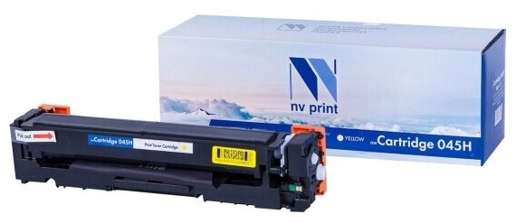 Тонер-картридж NV Print NV-045H Yellow для Canon i-SENSYS LBP611Cn/LBP613Cdw/MF631Cn/MF633CDW/MF635Cx (2200k)