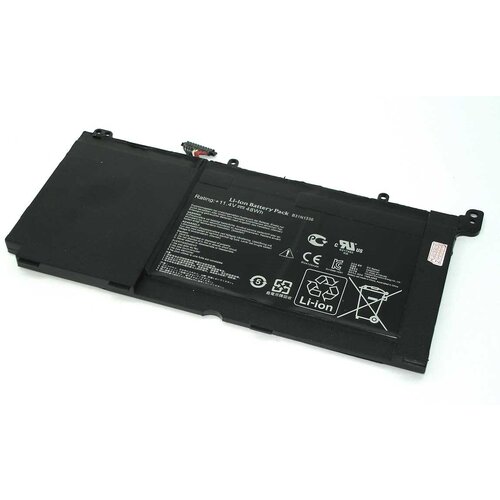 Аккумулятор B31N1336 для ноутбука Asus VivoBook A551LN 11.4V 48Wh (4200mAh) черный аккумулятор для ноутбука asus b31n1336 vivobook v551lb ор