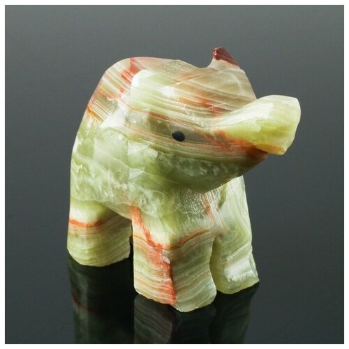 Сувенир Слон 63 см оникс 2шт 985₽