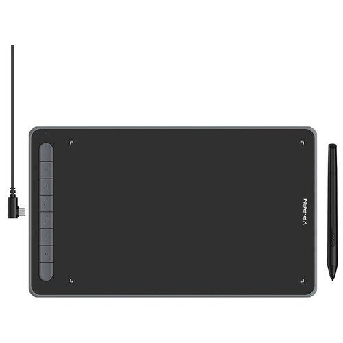 Графический планшет XPPen Deco Deco L Black USB черный xppen чехол для планшетов xppen deco fun l deco01v2 deco03 deco pro s sw deco l lw star g960 960s 960s plus acj09