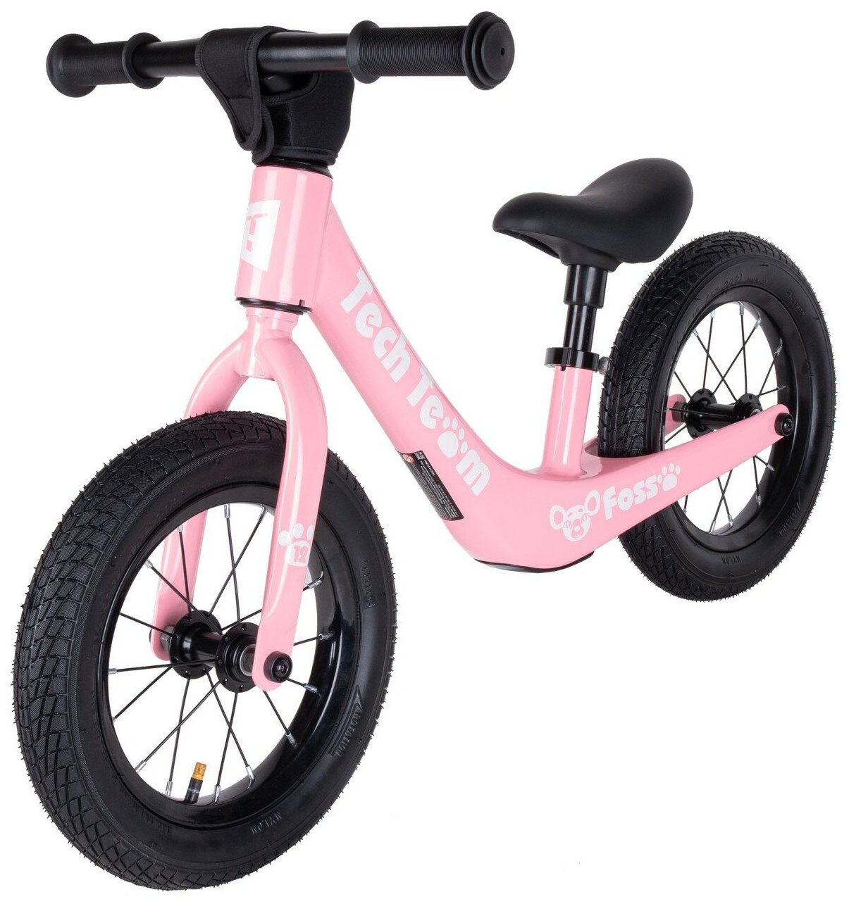 Беговел детский Tech Team "Fossa", от 2 до 5 лет, 3,6кг - Pink