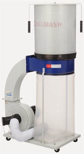 Изображение товара Вытяжная установка (стружкоотсос) BELMASH DC2500MC, 1500 Вт, 2530 м3/час, D090A