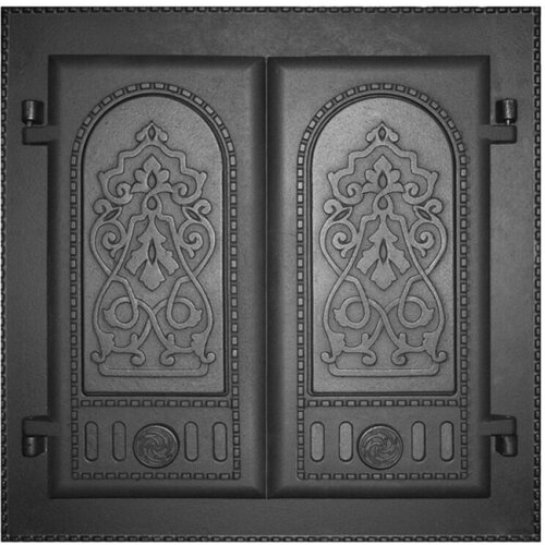 дверка каминная горница со стеклом дк 6с рубцовск Дверка топочная каминная ДК-6, «Горница»