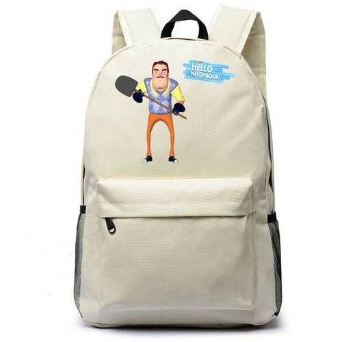 фото Рюкзак привет сосед (hello neighbor) белый №2 noname