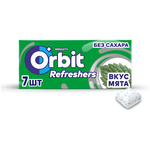 Жевательная резинка Orbit Refreshers мята, без сахара 16 г - изображение