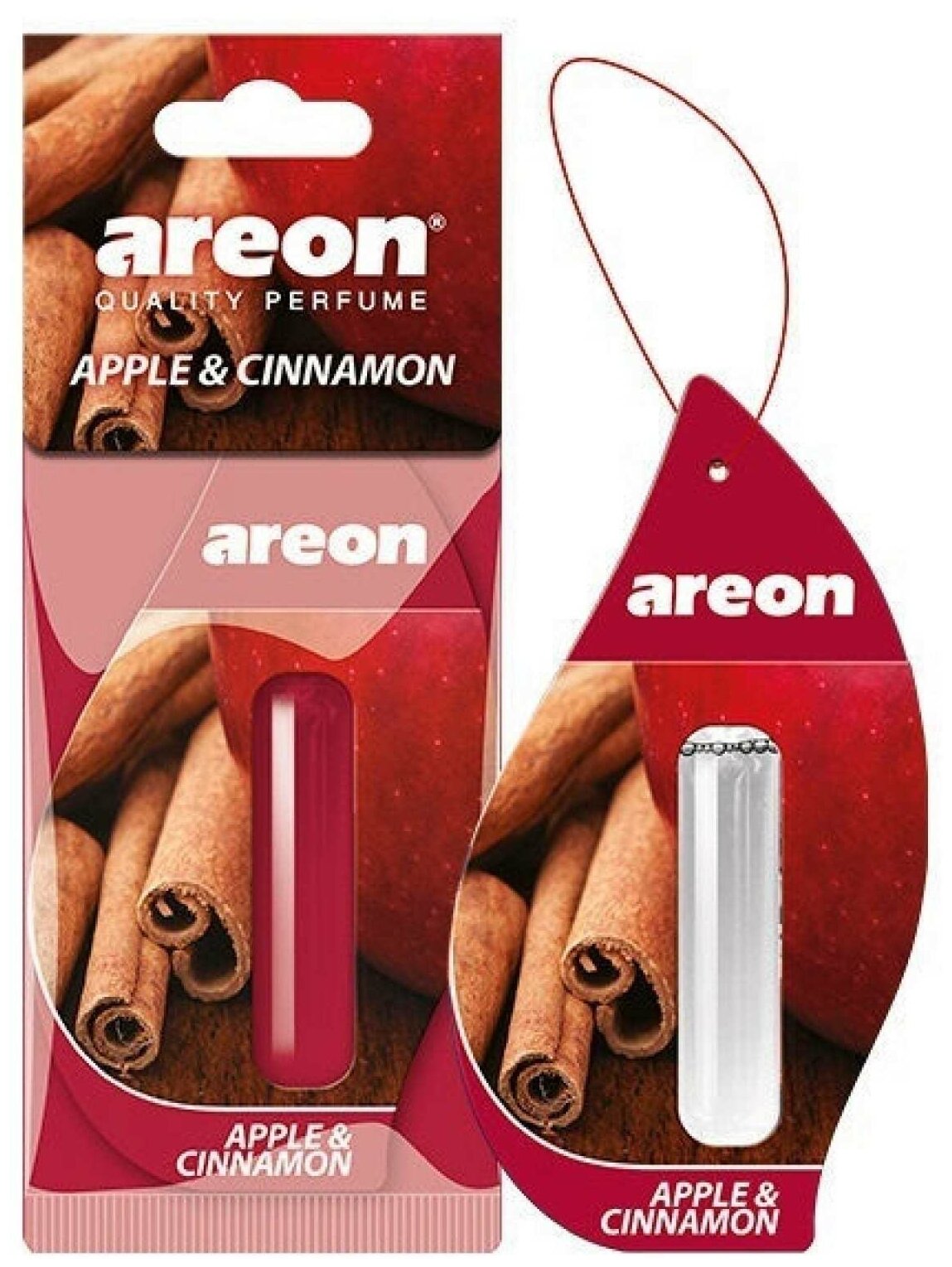 Ароматизатор "AREON" гелевый "LIQUID" Apple & Cinnamon, 5 мл /блок 24/288