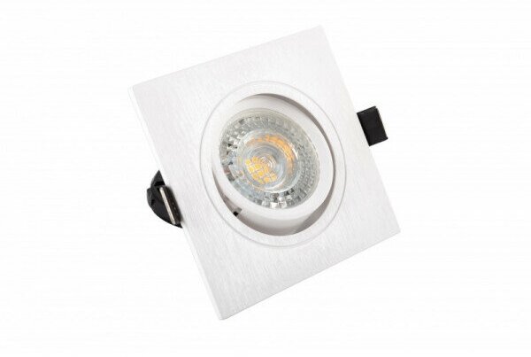 Denkirs (Денкирс) DK3021-WH Встраиваемый светильник, IP 20, 10 Вт, GU5.3, LED, белый, пластик