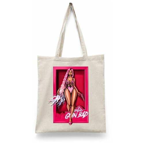 фото Сумка шоппер каждому своё, бежевый