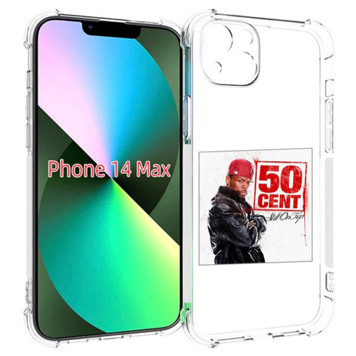 Чехол MyPads 50 Cent - Still On Top для iPhone 14 Plus (6.7) задняя-панель-накладка-бампер чехол mypads 50 cent still on top для vivo iqoo 11 задняя панель накладка бампер