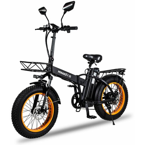 Электровелосипед Minako F10 48V 13Ah 500W Оранжевые диски
