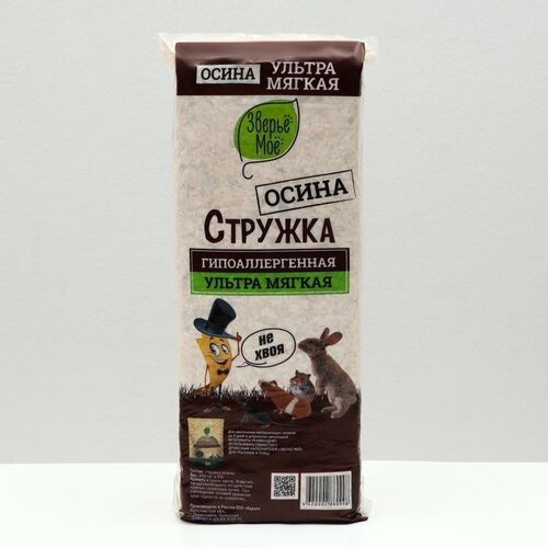 Стружка осиновая Зверьё мое 600 г 428₽