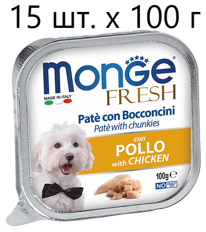     Monge Fresh PATE e BOCCONCINI con POLLO, , 15 .  100 