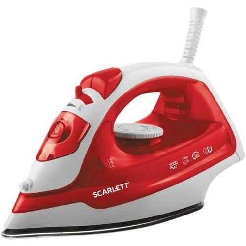 Утюг Scarlett SC-SI30S08 2000 Вт нержавеющая сталь 40 гмин 180 мл красный 241000₽