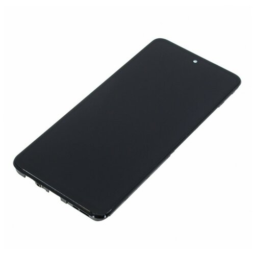 Дисплей для Huawei P Smart (2021) 4G (PPA-LX1) Y7a 4G / Honor 10X Lite 4G (DNN-LX9) (в сборе с тачскрином) в рамке, черный, AAA стекло модуля для huawei honor 10x lite 4g dnn lx9 p smart 2021 4g ppa lx1 y7a 4g черный aaa