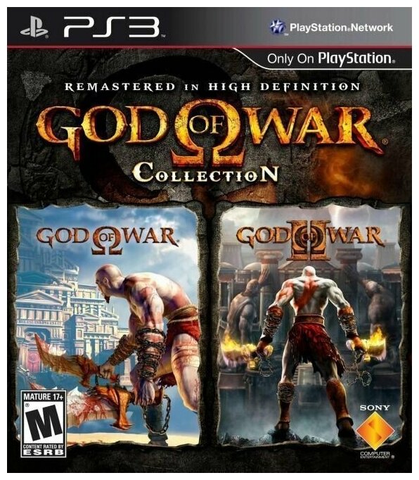 God of War (Бог войны) Collection 1 (God of War 1 и God of War 2 (II)) US Version (PS3) английский язык