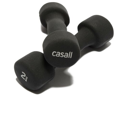 гантели для аква аэробики beco power dumbbell пара сильное сопр l с фиксатором Гантели Dumbbell Neoprene 2x2 kg CASALL