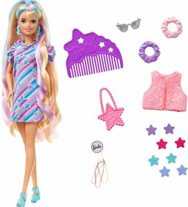 Фото Кукла Barbie Totally Hair Звездная красотка HCM88