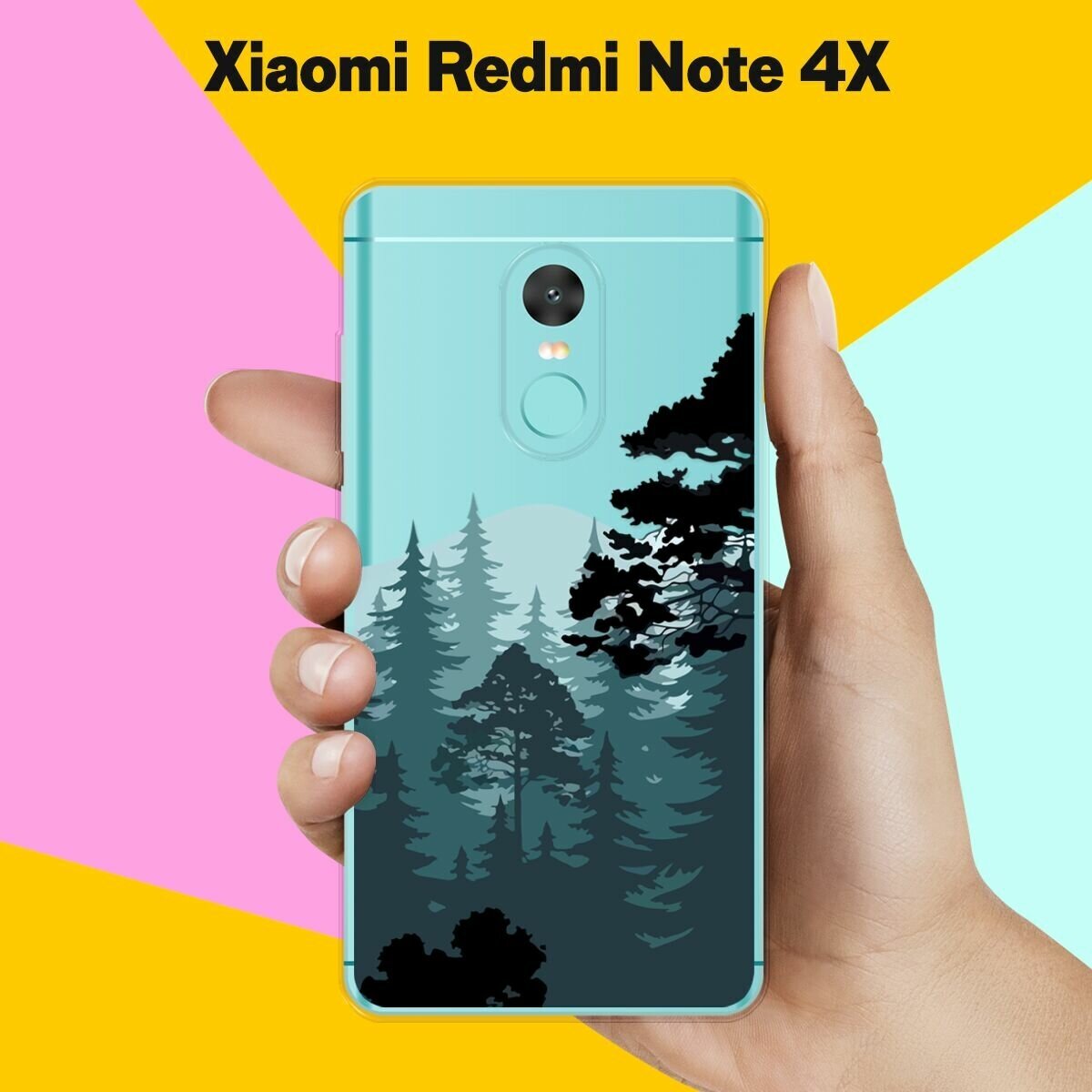 Силиконовый чехол на Xiaomi Redmi Note 4X Лес / для Сяоми Редми Ноут 4Х