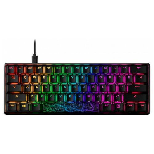 Игровая клавиатура HyperX Alloy Origins 60 Aqua (черный)