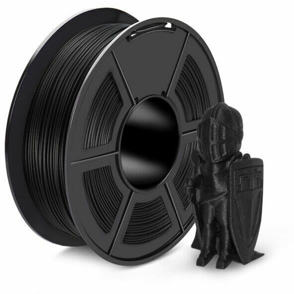 Petg пластик для 3D принтера Bestfilament 285 мм Черный 1 кг