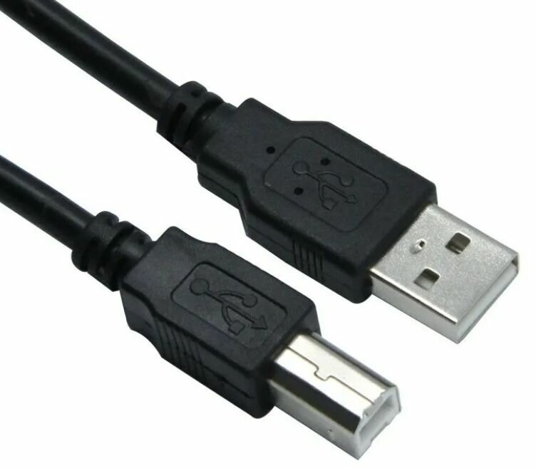 Шнур USB 2.0 (1,5 метра) (принтер-сканер) USB A (шт) - USB B (шт) с фильтром DL31