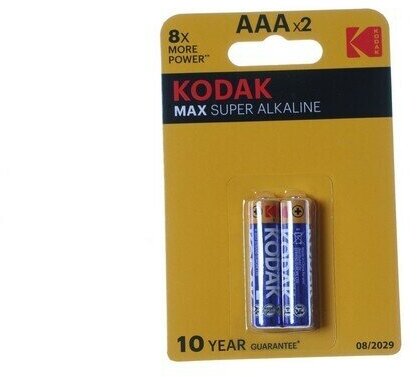 Элементы питания KODAK LR03 BL2, MAX / 20;100;19800 (2 шт.)