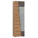 Шкаф Миф Соренто 2-х створчатый дуб крафт / бетон темный Двухдверный 60х35.4х200.6 см