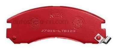 NIBK PN3233S Колодки тормозные PERFORMANCE MITSUBISHI OUTLANDER 03>/PAJERO 90>00/00> передние