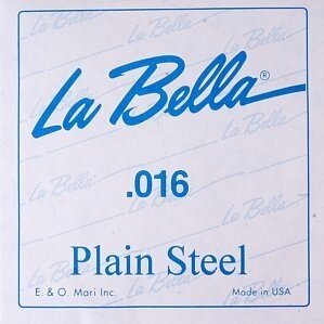 Струна для акустической и электрогитары La Bella PS016, сталь, калибр 16, La Bella (Ла Белла)