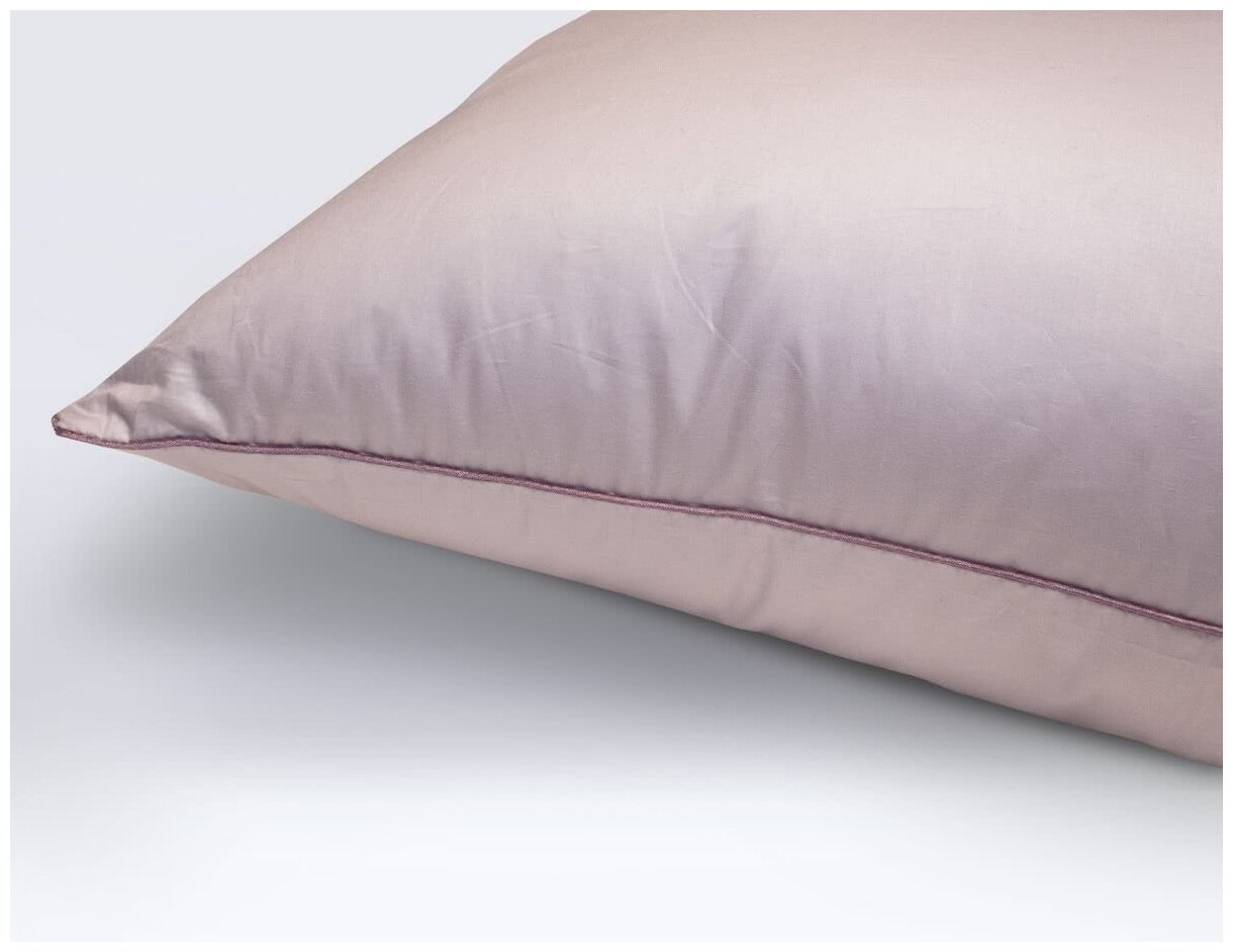 Пухоперовая подушка натуральная Kariguz Special pink, 50х68, средняя - фотография № 2