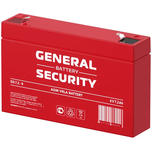 Аккумулятор General Security GS 7.2-6